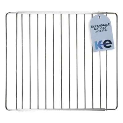 Abbildung von Anakel Home Backofen Gitterrost Ausziehbar 30,5 x 39 60 cm Grillrost Edelstahl, Backofenrost Verstellbar, Ofen Gitter Edelstahl