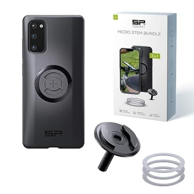 Abbildung von SP CONNECT Micro Stem Bundle SPC+ für Samsung S20 Handy Halterung den fahrradlenker Smartphone Fahrrad handyhalter
