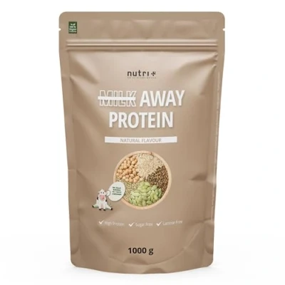 Abbildung von nutri+ Milk Away Protein Veganes Eiweißpulver ohne Soja Pulver, 1 er