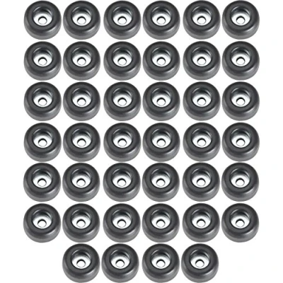 Abbildung von Adam Hall Hardware 4900 M40 AH 40er Set Gummifuß 25 x 11 mm schwarz im Beutel