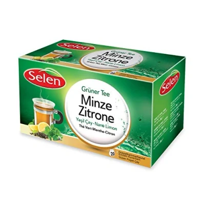 Abbildung von Selen Grüner Tee Minze Zitrone 20 Teebeutel