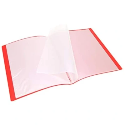 Abbildung von WAYTEX 931402 Dokumentenmappe, A4, 40 Fotos, 20 Hüllen, Polypropylen, Rot