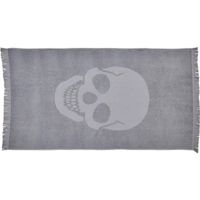 Abbildung von done. Hamamtücher &quot;Skull&quot;, (1 St.), saugfähige Frottier Innenseite, ideal als Sauna oder Strandtuch