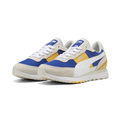 Abbildung von Puma ROAD Rider Sneaker low, Größe: 37, Vivid blue vapor gray Leder und textil