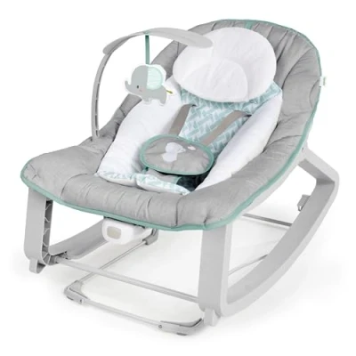 Abbildung von ingenuity Babywippe Keep Cozy, Weaver, mit abnehmbarem Hängespielzeug