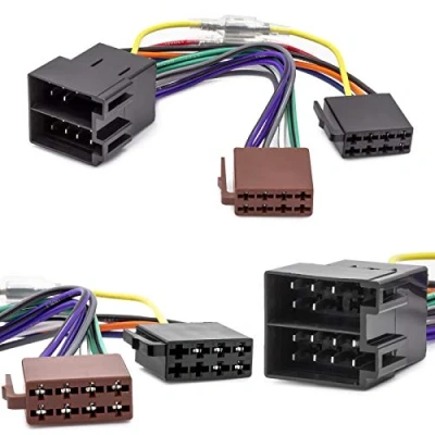 Abbildung von Adapter Universe Auto Radio Kabel ISO Stecker Buchse Remote für Opel Astra F G KFZ