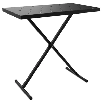 Abbildung von Audibax Onyx 200 Multifunktionsständer für Klavier oder Keyboard, Midi Controller, DJ Mixer Percussion Tisch Laptops und Rack Synthesizer Höhenverstellbar