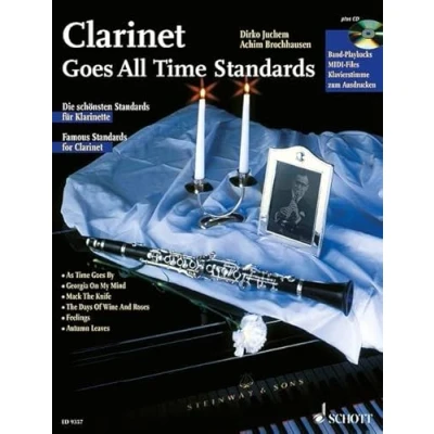 Abbildung von Clarinet Goes All Time Standards: Die schönsten Standards für Klarinette. Klarinette; Klavier ad libitum.