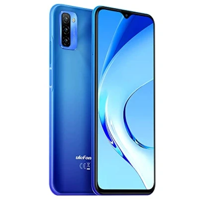 Abbildung von Ulefone Note 12 Smartphone ohne Vertrag, 4GB + 128GB, 7700mAh Massiver Akku DUAL SIM 4G Handy, 6,82&#039;&#039; HD+, 3 Karten Slot Design, Android 11, 13MP Triple Kamera, Gesichts Entsperrung GPS Blau