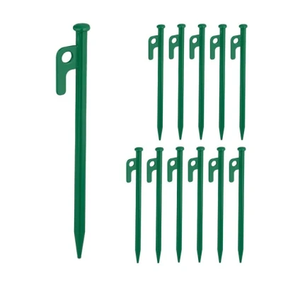 Abbildung von relaxdays Zelthering Felsbodenheringe grün 12er Set, (12er 12 St)