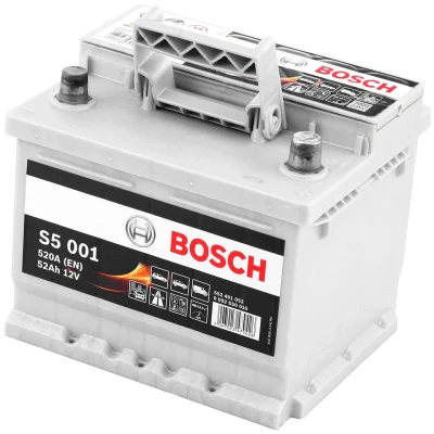 Abbildung von BOSCH S5 0 092 S50 010 Batterie 12V 52Ah 520A B13 SKODA: Rapid Spaceback, Yeti, FORD: KA Schrägheck, FIESTA 6, MAZDA: MX 5 I