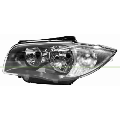 Abbildung von PRASCO BM1214914 Scheinwerfer links H7/H7 dunkelgrau BMW: 1 Schrägheck