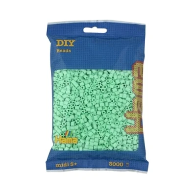 Abbildung von Hama midi perlen 3000pcs pastell mint