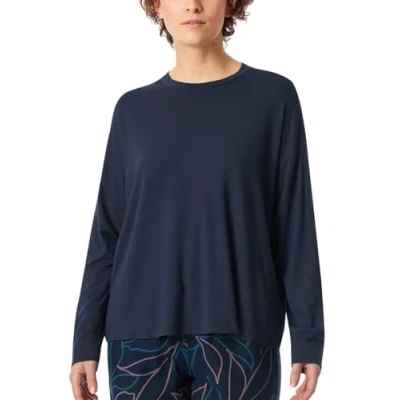 Abbildung von Schiesser Nachtwäsche Shirt, Damen, Größe: 34, Dunkelblau