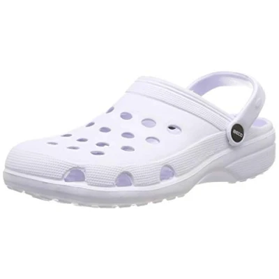 Abbildung von BECO Damen Clogs Leichte Badeschuhe Wohlfühlpantoletten rutschfest perfekt für Garten, Strand, Freizeit