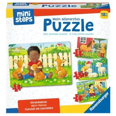 Abbildung von Ravensburger Puzzle ministeps Spielzeug Mein allererstes Streichelzoo 04169, Puzzleteile