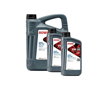 Abbildung von 7 (5L+2L) Liter ROWE HIGHTEC SYNT RSF 950 SAE 0W 30 Motoröl Made in Germany