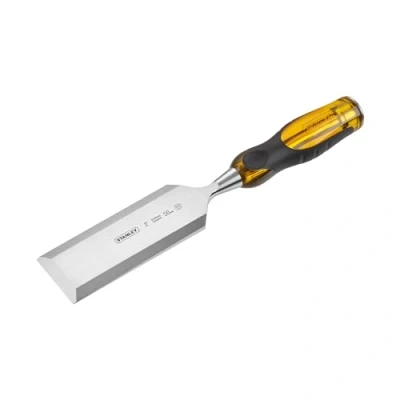 Abbildung von Stanley FatMax Beitel, 50mm Klingenbreite, Thru Thang Klinge, Stahl Schlagkappe, Griff mit Weichstoffeinsätzen, 0 16 267