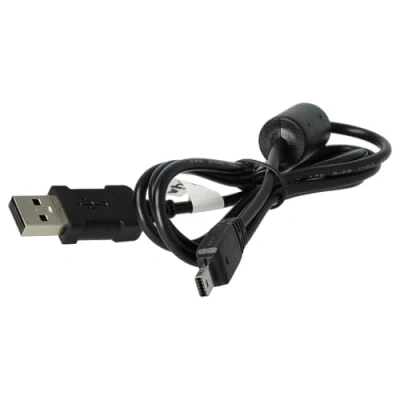 Abbildung von vhbw USB DATENKABEL Daten Kabel kompatibel mit Casio Exilim EX ZR800 ersetzt U 8