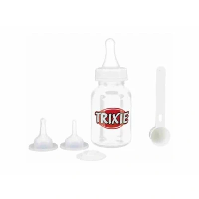 Abbildung von Trixie Suckling bottle set, 120 ml, transparent/white