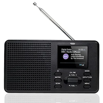 Abbildung von Xoro DAB 142 DAB+/UKW Radioempfang 2.4&quot; Farbdisplay Bluetooth Speaker Digitalradio (DAB)