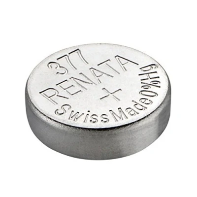 Abbildung von Uhrenbatterie Renata Swiss made 377 oder SR626SW OR AG4 1,5V (1 x SR 626 SW)