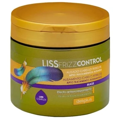 Abbildung von Liss Frizz Control Maske, 400 ml, widerspenstiges Haar mit Vitamin E und Keratin. Deliplus