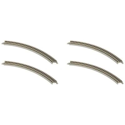 Abbildung von 7297002 Z Rokuhan Gleis (mit Schotter) Gebogenes 45 195 mm 4 Stück