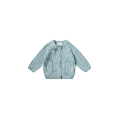 Abbildung von Stellou &amp; friends Unisex Strickjacke für Kinder, Größe: 74/80, Pistazie