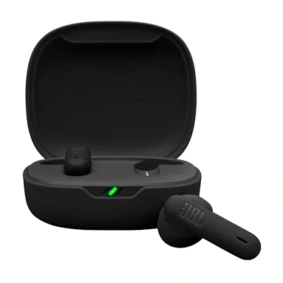 Abbildung von JBL Wave Flex 2, Kabellose Bluetooth In Ear Kopfhörer mit 40 h Wiedergabezeit, Pure Bass Sound, Smart Ambient Technologie, IP54 Wasser und staubgeschützt, Multipoint Verbindung, Schwarz