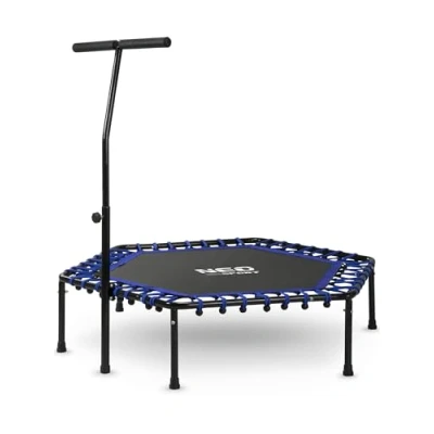 Abbildung von ÜBERSCHRIFT Erwachsene Trampolin Mit Griff Neo Sport Ns 102 blau