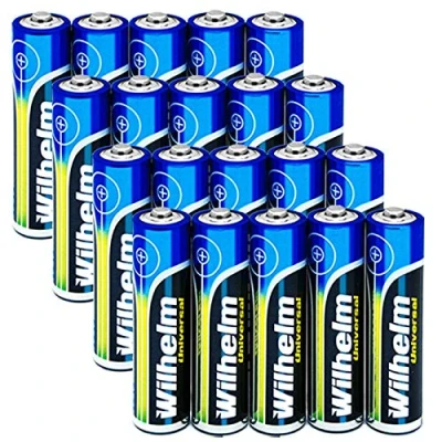 Abbildung von Wilhelm 20 AAA Mikro Universal Alkaline Batterien im Shrink LR03…