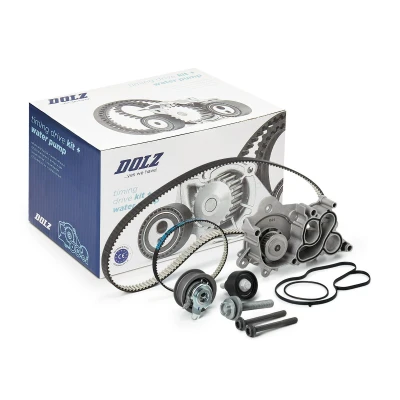 Abbildung von DOLZ KD150 Wasserpumpe + Zahnriemensatz 87 VOLKSWAGEN: Golf 7 Schrägheck, Polo V Variant, AUDI: A3 Sportback, A1 Sportback