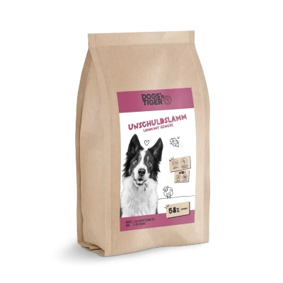 Abbildung von Adult Premium Hunde Futter, Unschuldslamm, Trockenfutter, Getreidefrei, Lamm &amp; Kräuter, 2kg