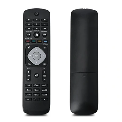 Abbildung von Annadue Universelle Fernbedienung für LCD LED Smart TV, Ersatz TV Fernbedienung. (schwarz)
