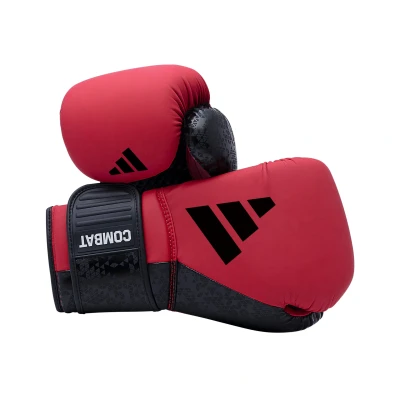 Abbildung von adidas Combat 50 Boxhandschuhe rot/schwarz, 12 oz