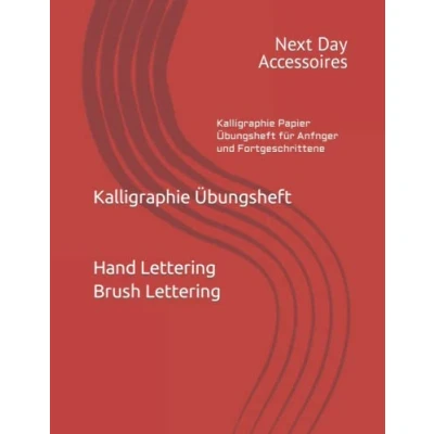 Abbildung von Kalligraphie Übungsheft Hand Lettering Brush Lettering: Papier für Anfnger und Fortgeschrittene