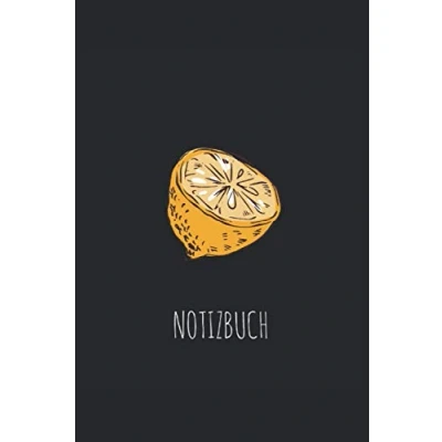 Abbildung von Zitrone Notizbuch: Tolles Notizbuch mit 120 linierten Seiten im DIN A5 Format