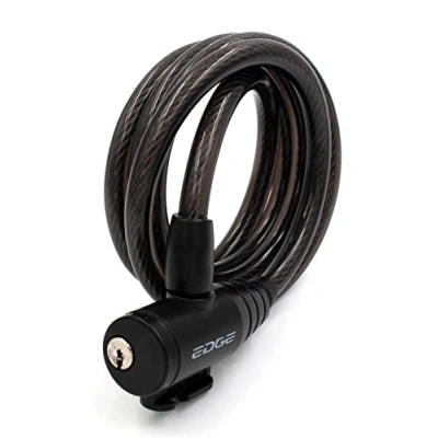 Abbildung von Spiral Kabelschloss Edge Wired 100 Ø10 Mm X 150 Cm Schwarz