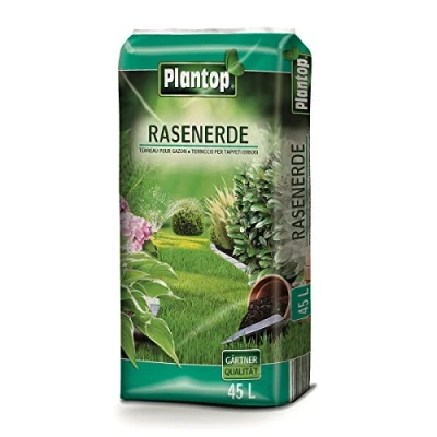 Abbildung von PLANTOP Blumenerde Rasenerde Kultursubstrat, 45 Ltr