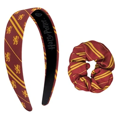 Abbildung von Harry Potter Diadem und Scrunchy Gryffindor