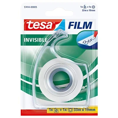 Abbildung von 7 x Tesa Klebefilm tesafilm matt unsichtbar 19mmx33m 1x Rolle + Handab