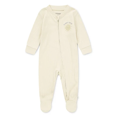 Abbildung von Huggies Footed Coverall Unisex Pyjama für Kinder, Größe: 56 62 CM, Subtle green