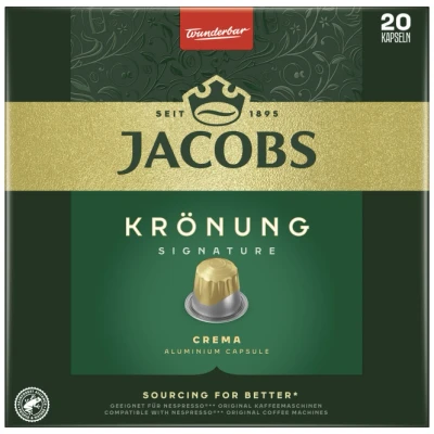 Abbildung von Jacobs Kaffeekapseln Krönung Crema 20 Kapseln