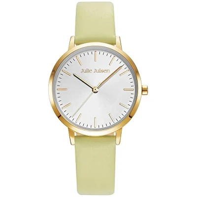 Abbildung von Julie Julsen Basic LINE Uhr, Damen, Größe: One Size, Gelb