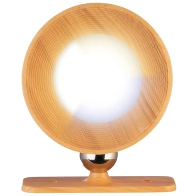 Abbildung von Lunartec Flur Lampe Wand LED: CCT LED Wandlampe mit Magnetfuß, dimmbar, Touch Bedienung, Pinie (Wandlampen innen LED, Leuchten Wohnzimmer, Arbeitsleuchte)