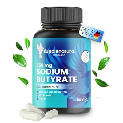 Abbildung von supplenatura® Sodium Butyrate (Natrium) 550mg 180 St