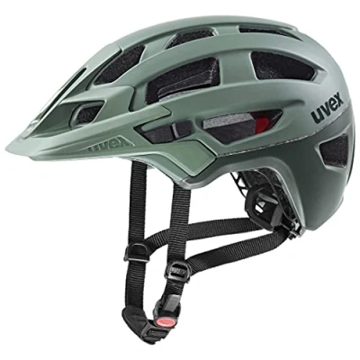 Abbildung von uvex finale 2.0 sicherer MTB Helm für Damen und Herren individuelle Größenanpassung erweiterbar mit LED Licht moss green matt 56 61 cm