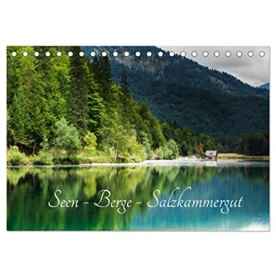 Abbildung von Seen Berge Salzkammergut (Tischkalender 2025 DIN A5 quer), CALVENDO Monatskalender