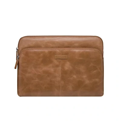 Abbildung von dbramante1928 Apple MacBook Pro 14 Zoll (2021) Skagen Pro+ Sleeve Laptop Hülle Echtes Leder Tan